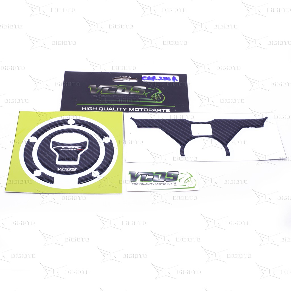 VCOS Stiker Tankpad Carbon Honda CBR 250 RR
