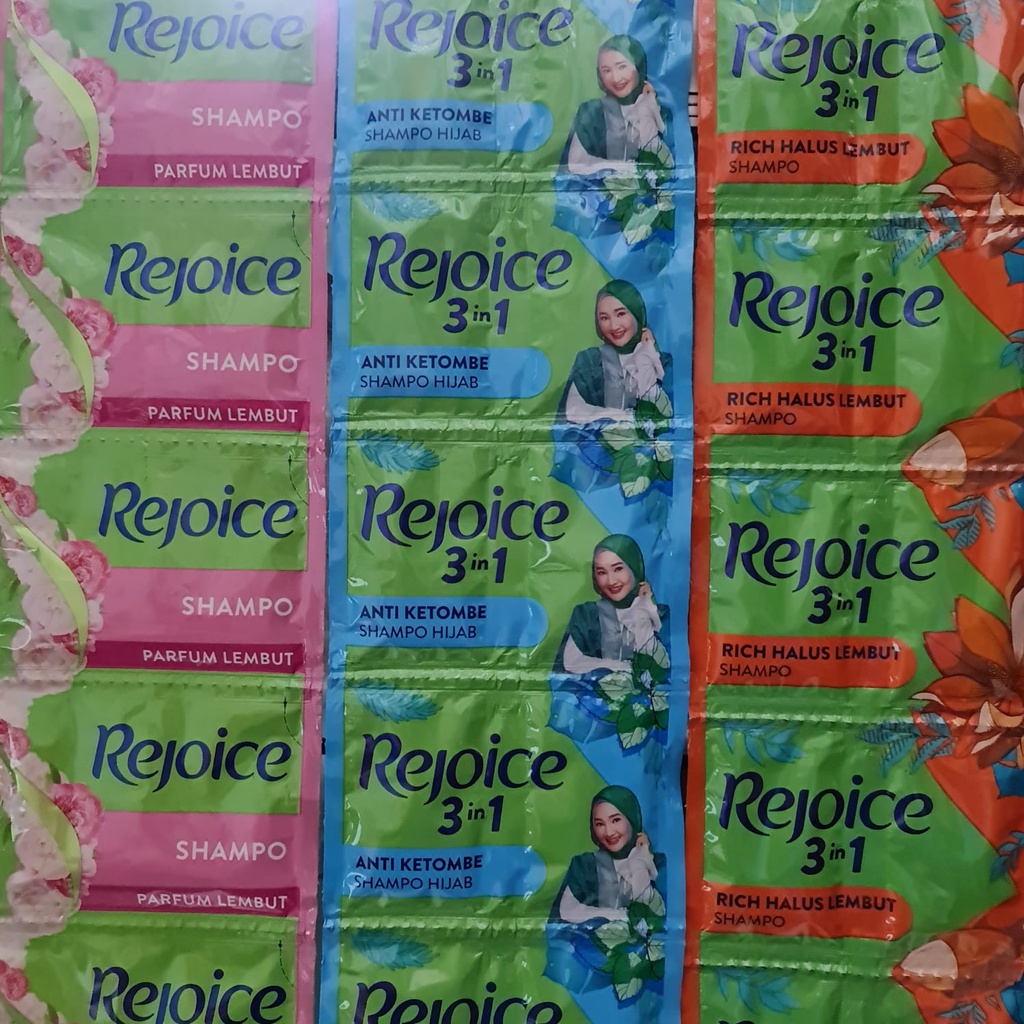 SHAMPOO REJOICE 1 RENCENG ISI 12 SACHET