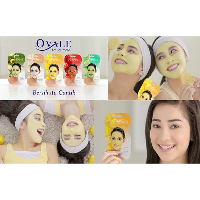 OVALE FACIAL MASK / Masker Wajah Sachet