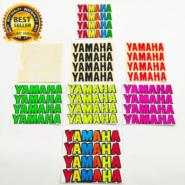 stiker cutting YAMAHA isi 4 THAILAND THAILOOK MOTHAI kualitas terbaik  TER MURAH