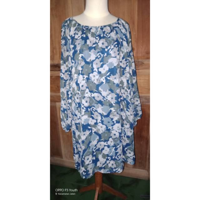 BLOUSE SIFON BUNGA IMPORT