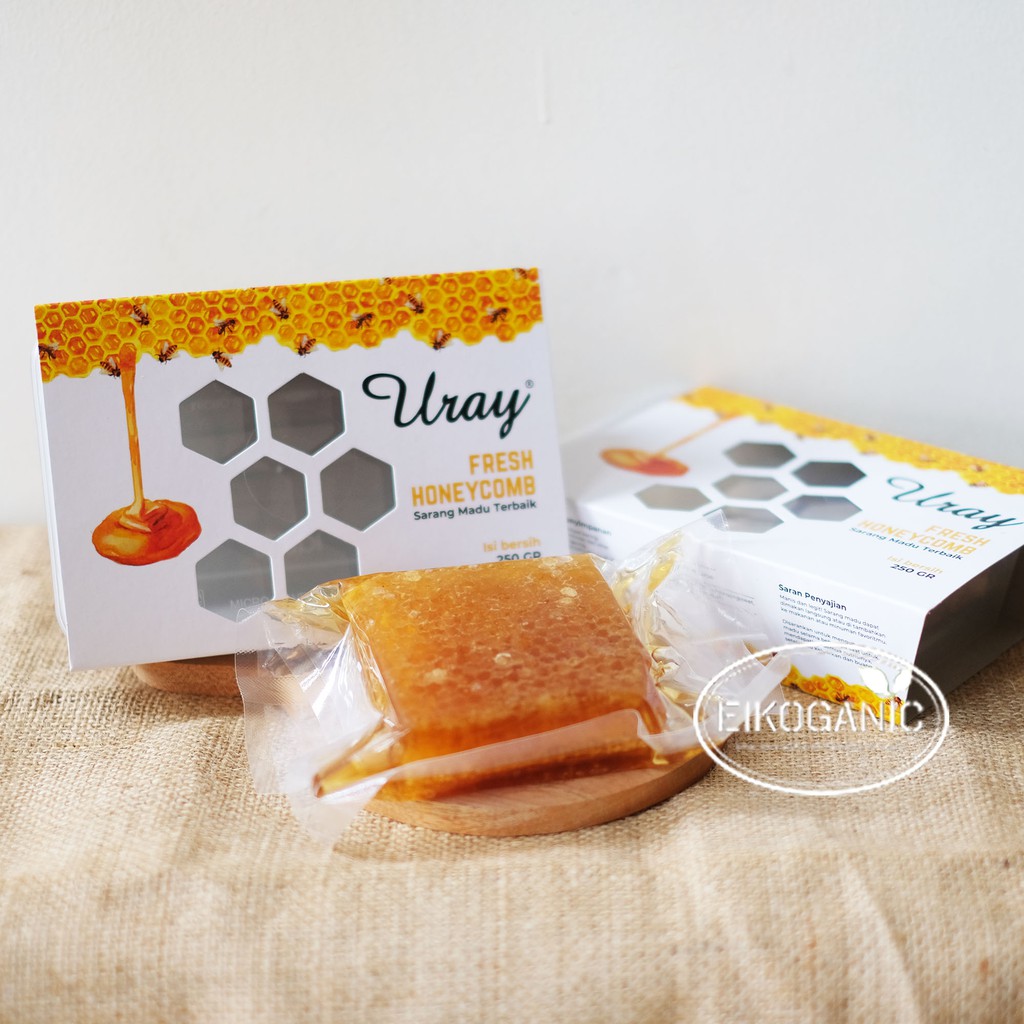 

Madu Uray Fresh Honeycomb Sarang Madu 250 gr