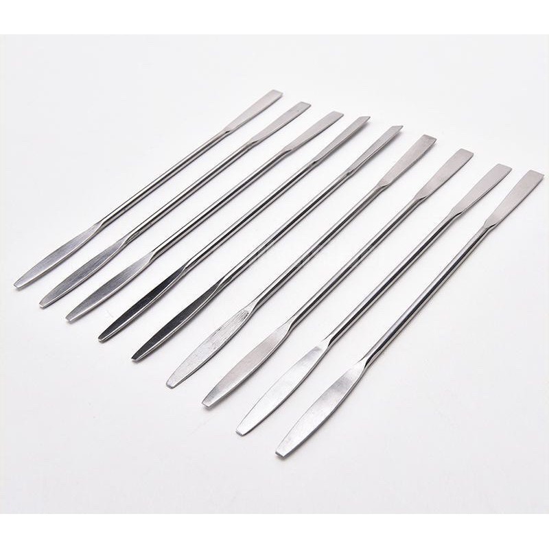 Spatula kosmetik bahan Stainless Steel Panjang 15cm