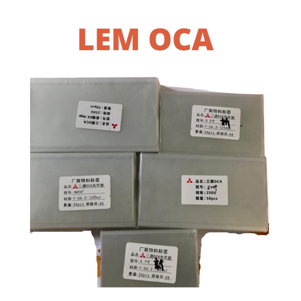 

LEM OCA KERING - LEM OCA LEMBARAN - OCA ADHESIVE UNIVERSAL