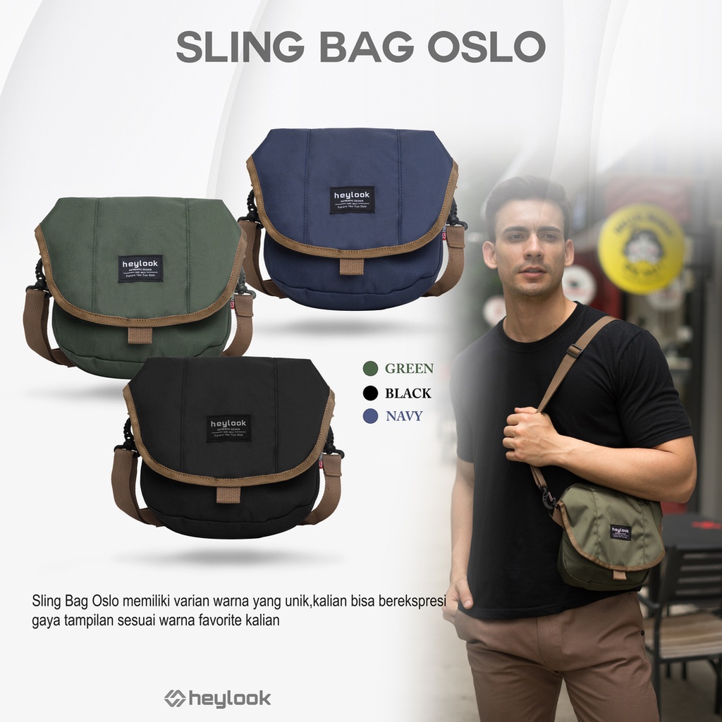 TAS SELEMPANG PRIA OSLO TAS PRIA DSITRO TAS SLEMPANG MINI COWOK MURAH HEYLOOK