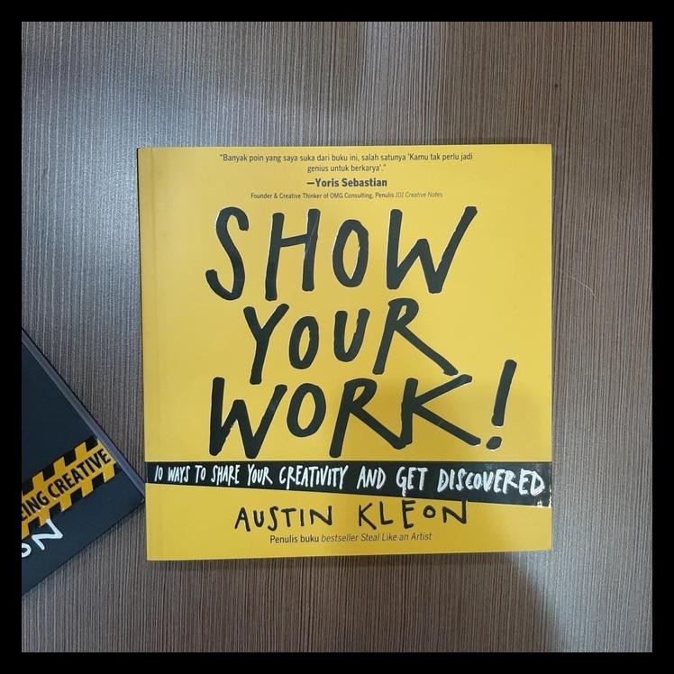 UNIK Buku Austin Kleon Steal Like An Artist & Show Your