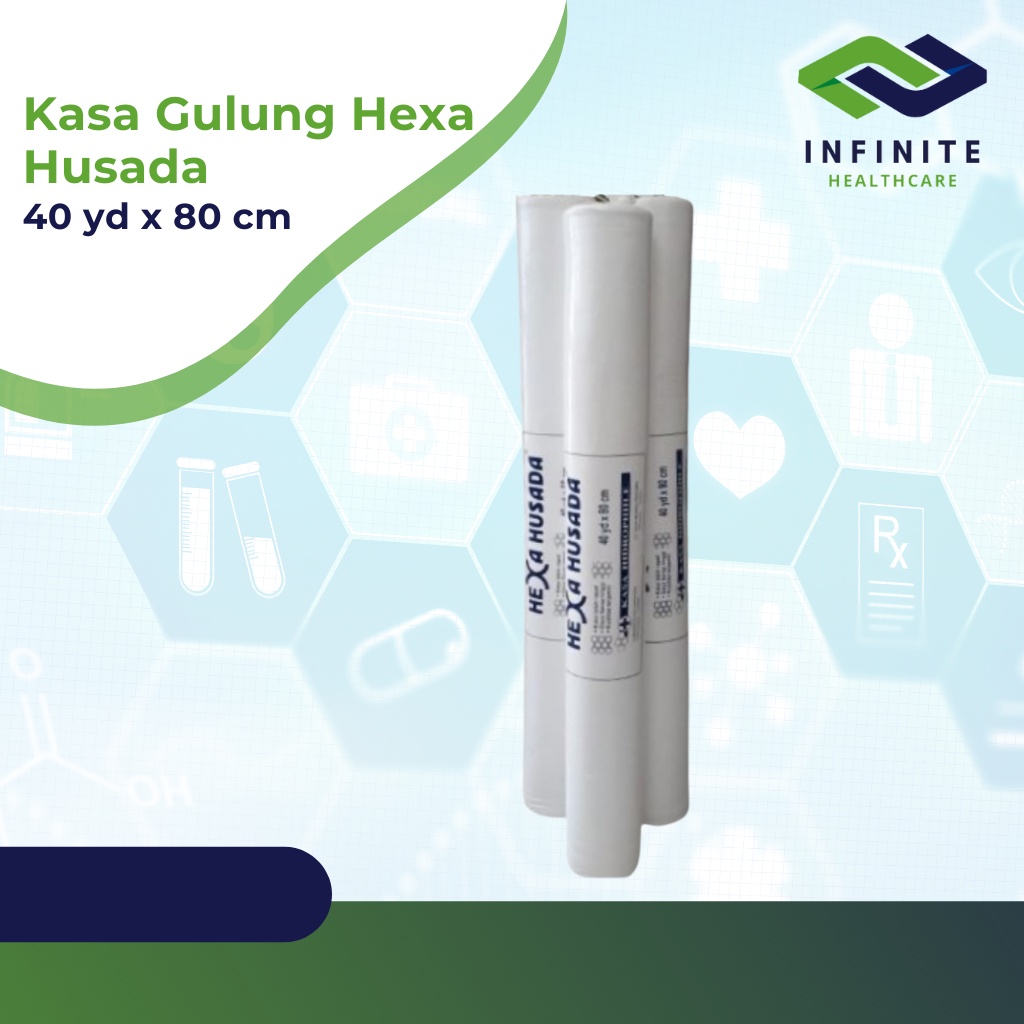 Jual Kasa Roll Gulung Besar Hexa Husada X Cm Kain Kassa Verban