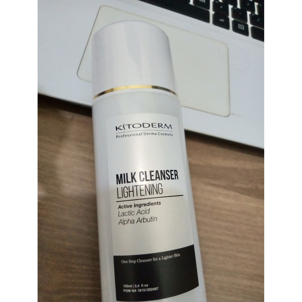 KITODERM MILK CLEANSER LIGHTENING | SUSU PEMBERSIH KULIT WAJAH SEKALIGUS MENCERAHKAN