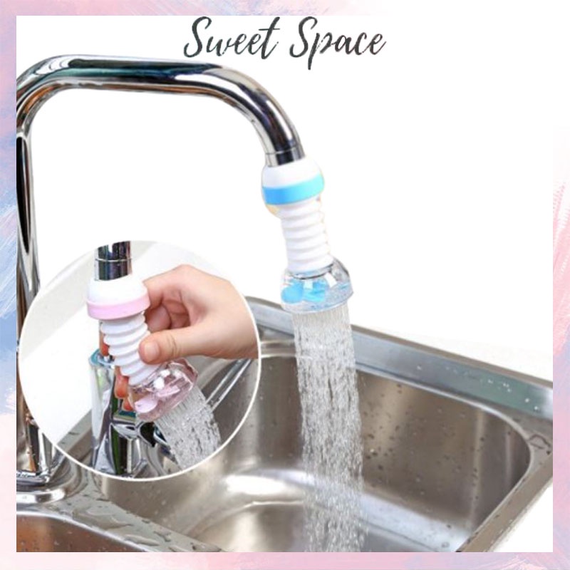 SAMBUNGAN KERAN AIR FLEXIBLE SARINGAN KRAN WATER FAUCET FILTER ANTI SPLASH SHOWER [ SWEET SPACE ]