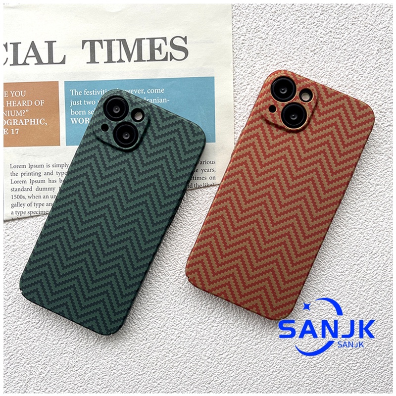new ! ! Carbon Fiber case For iPhone 11~13 Promax Trendy Brand iPhone 12 Pro Max camera protection iPhone 11 Pro Max Thin Hard Premium Wave Pattern All-Inclusive Case