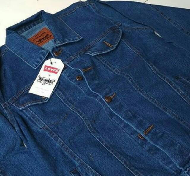 Jaket Jeans Cowok Cewek Biowash