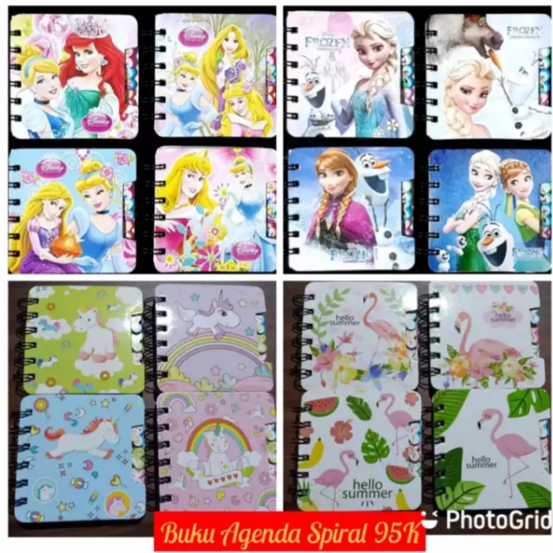 

Buku Diary Spiral DENGAN INDEX KARAKTER KARTUN UKURAN 10CM X 9 CM (95K)