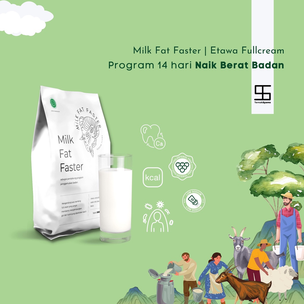 

Preum Susu Penggemuk Penambah Kenaikan Berat Badan Ideal Varian Kambing Etawa Full Cream 500 Gram