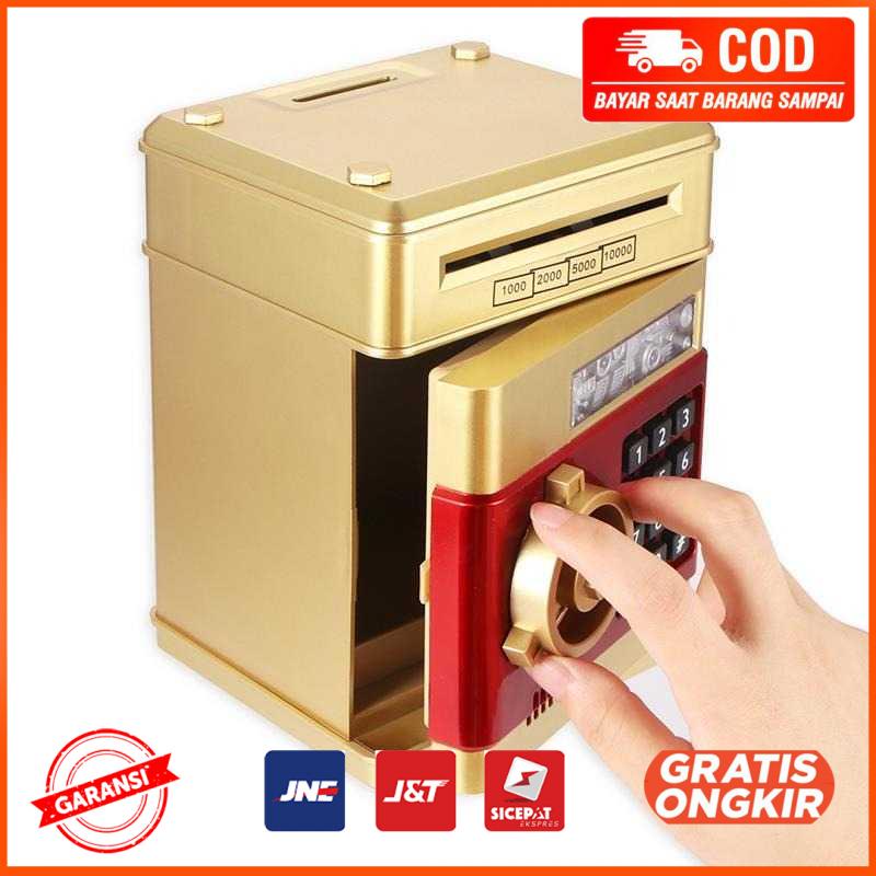 Celengan Anak Electronic Bank Safe Box Money Model Brankas T