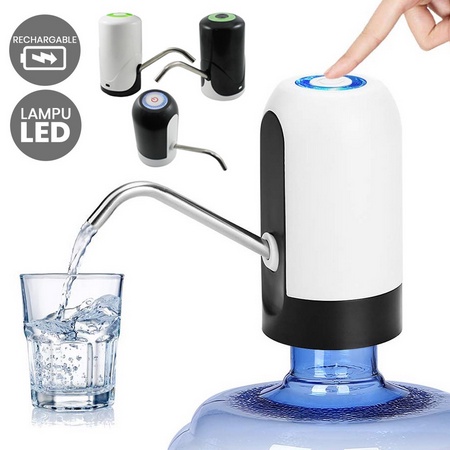 POMPA GALON ELECTRIK - AUTOMATIC DRINKING WATER PUMP GRATIS KABEL USB RANDOM