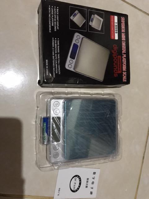 Timbangan Dapur 1kg 0.1g - Silver