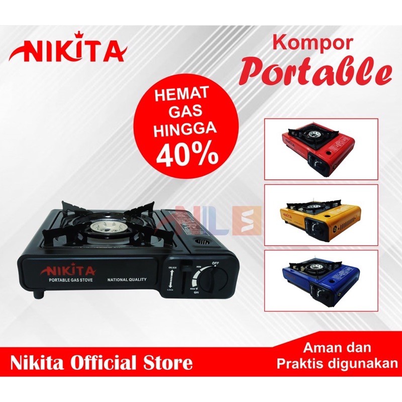 Kompor gas portable 2 in 1- Kompor Meja- Kompor Tas - Kompor Piknik