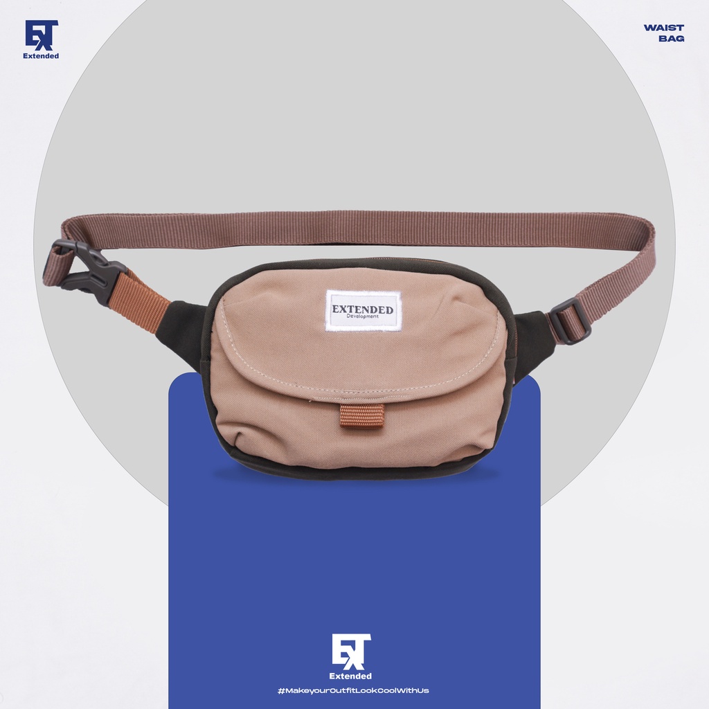 Extended Evaleen Tas Waist Bag Pria Tas Pinggang Wanita Premium