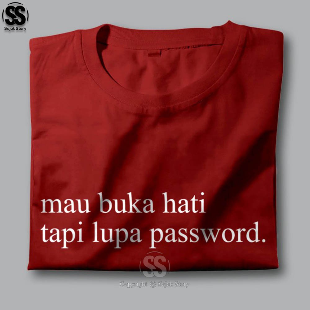 Kaos Kata Kata Ambyar Buka Hati Lupa Password Premium Distro Kaos Kata Kata Ambyar Buka Hati Lupa Password Premium Distro