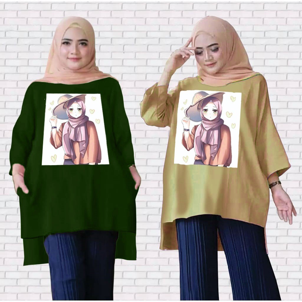 kaos oversize soleha / oversize trendy