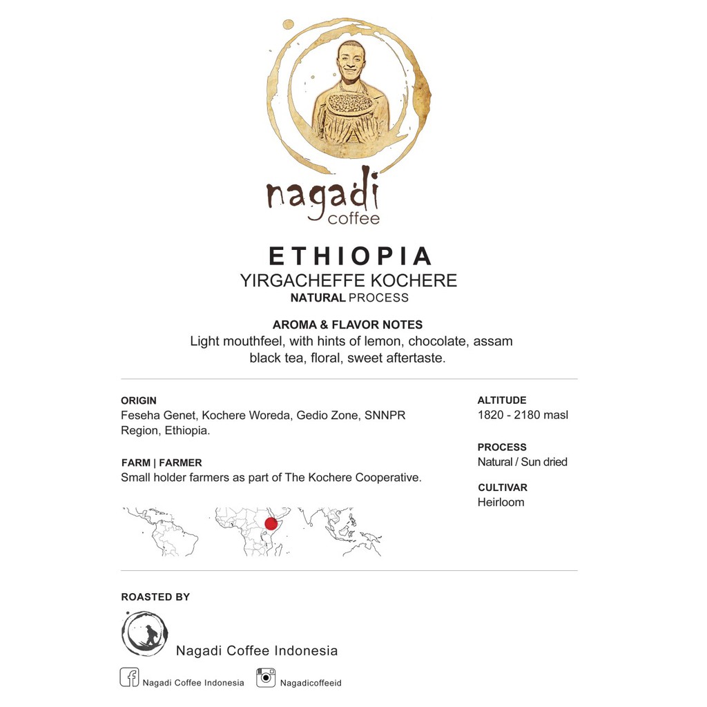

Nagadi Ethiopia Yirgacheffe Natural