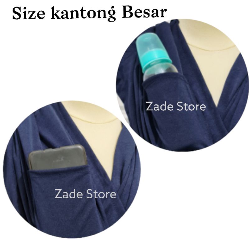 Geos Gendongan bayi kaos 2 in 1 + Kantong  gendongan depan sling geos kanguru gendongan instan geos nagita lesti hipseat ransel