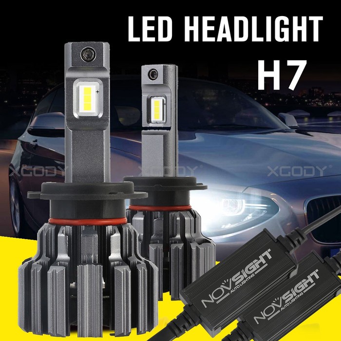Novsight F03 LED H7 Super Bright Car Headlight Conversion Kit 80W