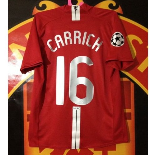 Jersey Manchester United Original Final Champions Moscow 2008 Michael Carrick