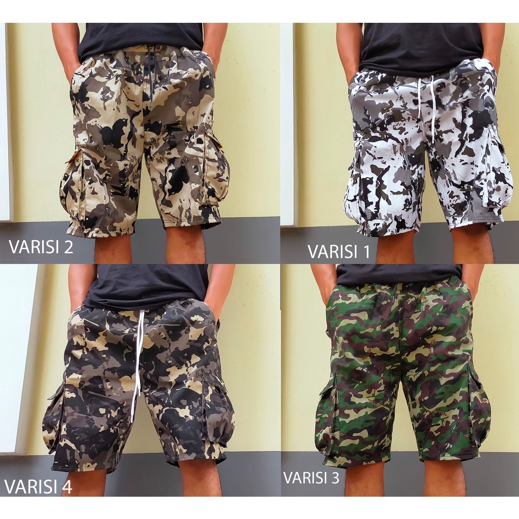 CELANA PENDEK PRIA DISTRO KARGO CARGO ARMY LORENG SURFING PREMIUM KATUN TWIL HARGA GROSIR