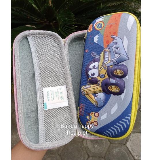 

TREND KEKINIAN Kotak Tempat Pensil Pena Anak 3D TK SD Jerapah Unicorn Princes Astronot Mobil Dino ❂ 885