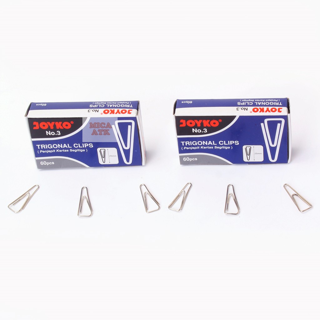 

JOYKO Trigonal Clip - Paper Clip No.3Trigonal [ PACK ]