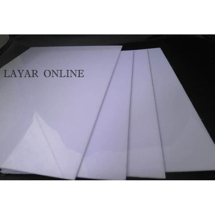 

HJK Akrilik Putih Susu 2mm 50x50cm Potongan Lembaran Custom Kustom