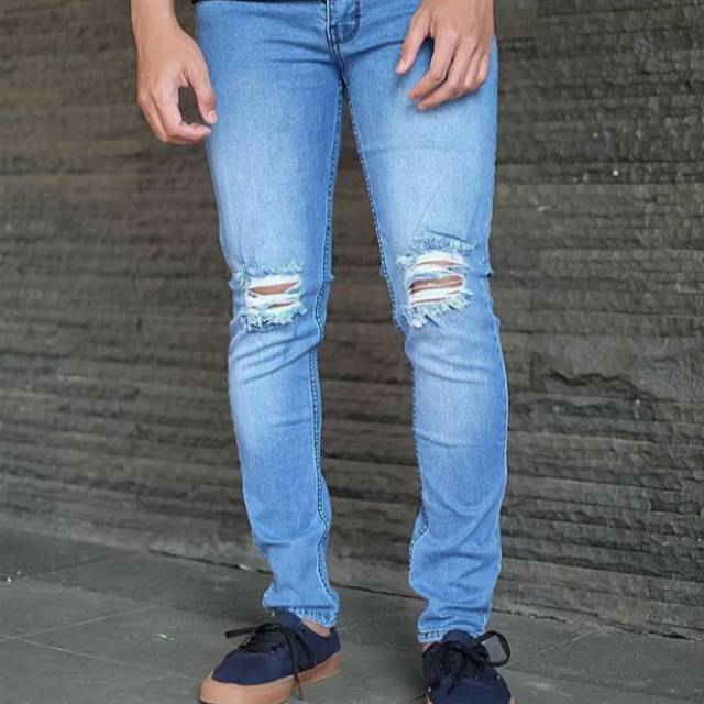 Celana Ripped Original √ Celana Sobek Sobek √ Celana Sobek Pria √ Celana Jeans Sobek √ Celana Sobek