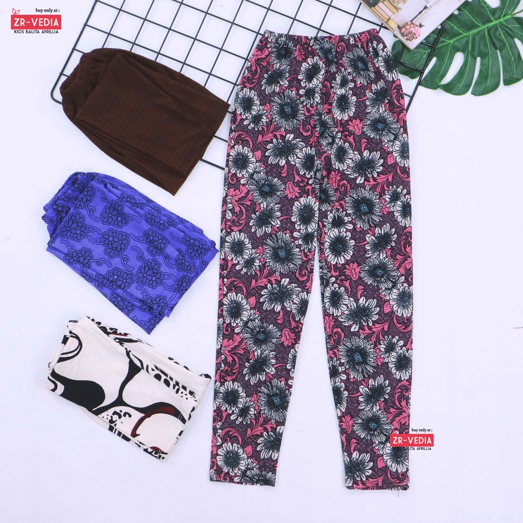 Legging Carlissa uk 5-7 Tahun / Leging Anak Perempuan Celana Panjang Motif Fashion Kids Adem Murah