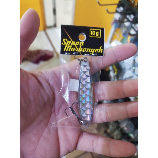 Lure Umpan Casting UL Ultralight Spoon 10gram + Hook