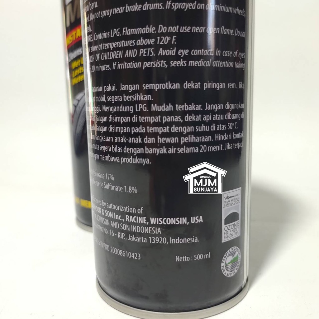 KIT Black Magic Tire Foam 450mL Spray Semprot Semir Ban Mobil