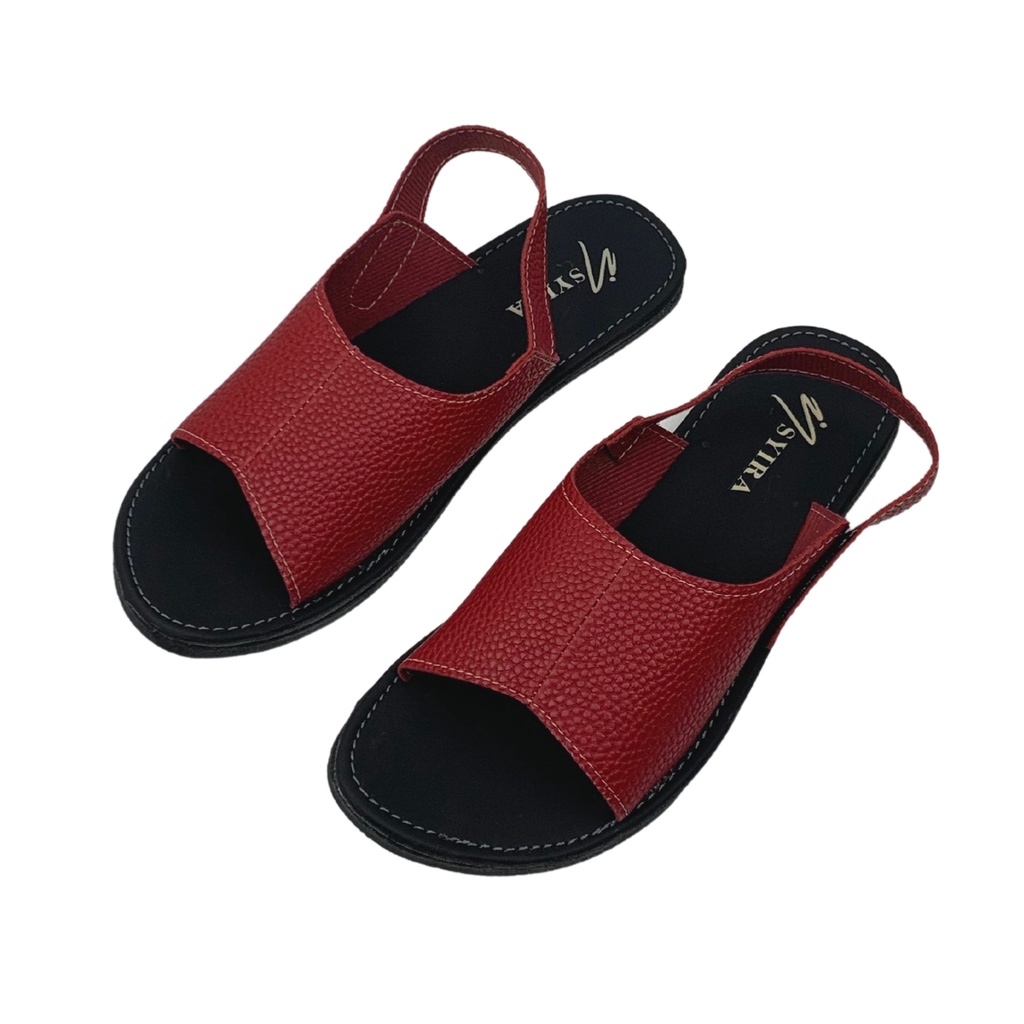 Insyira - Sandal Wanita Disty / Sandal Papirut Wanita Non Slip Alas Hitam / Sandal Wanita Talincang