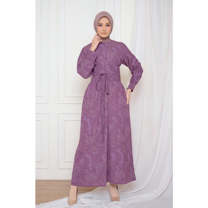 BIA x Cut Meyriska - Thea Purple Dress - Islamic Journey In Polandia