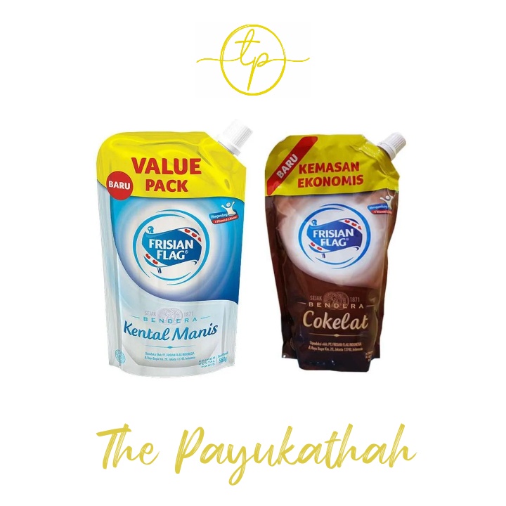 

Frisian Flag Susu Bendera Kental Manis Putih Coklat Kemasan Pouch 500 Gram
