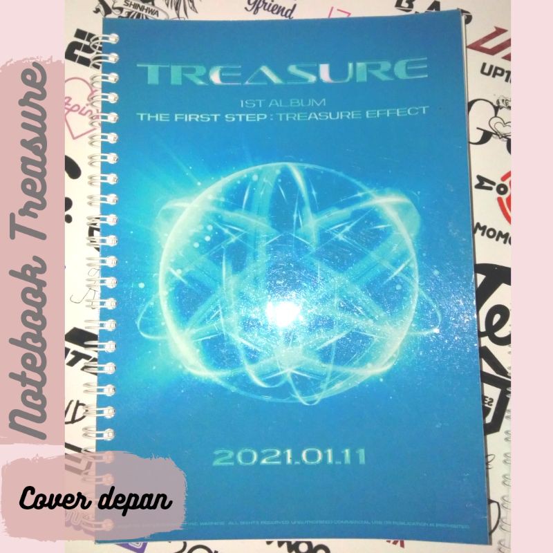 

[ND] NOTEBOOK KPOP TREASURE (Ukuran A5)