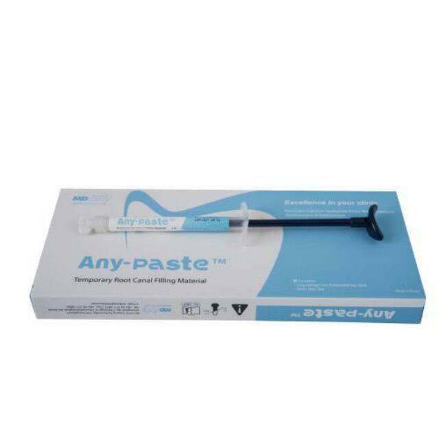 anypaste any-paste dental calcipex calcium hydroxide CaOH kalsium hidroksida Ca(OH)2 medikamen endo