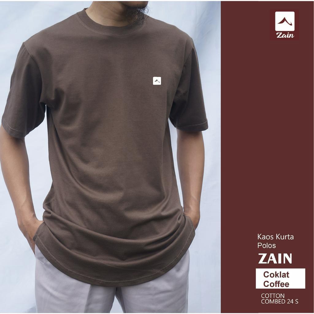 Kaos kurta ZAIN Kancing  - Cotton combed 24s