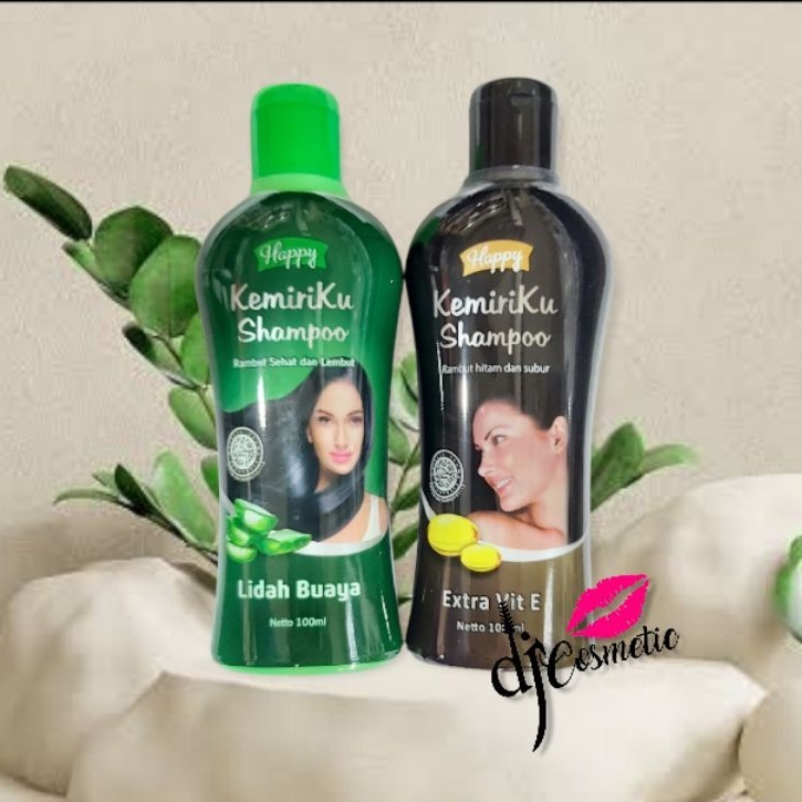 Happy Kemiriku Shampoo | Shampo Kemiri Extra Vit E | Lidah Buaya | Aloe Vera 100ml