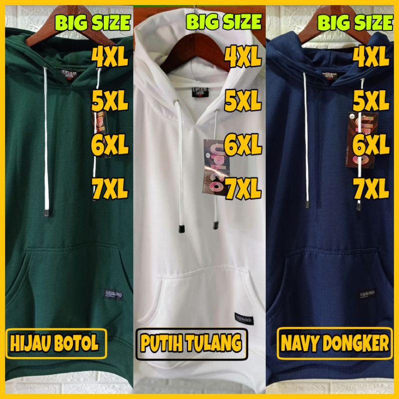 HOODIE BIG SIZE UP.co, MUAT Sampai BB 150kg REAL JUMBO