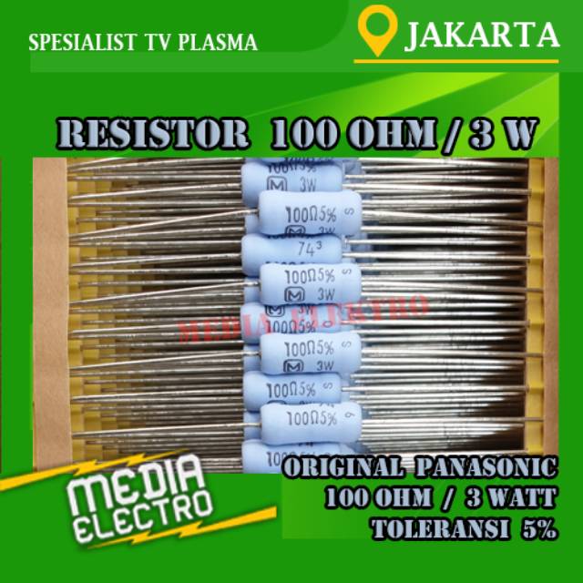 RESISTOR 100 OHM 3 WATT ORIGINAL