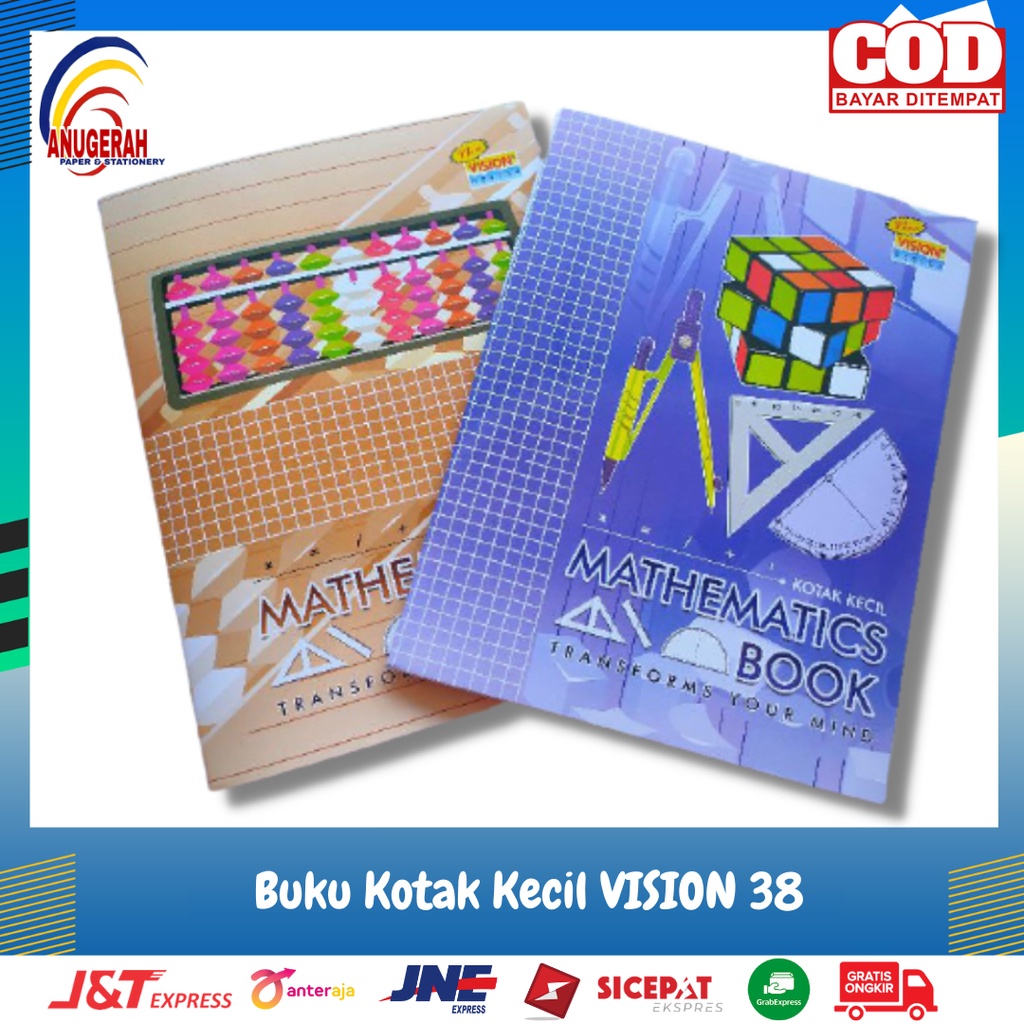 

Buku Kotak (Kecil) VISION 38 & 58 (PAK)