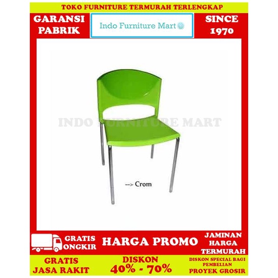 Free Ongkir Kursi Kantor Serbaguna Rakuda Pc 12 Chrome