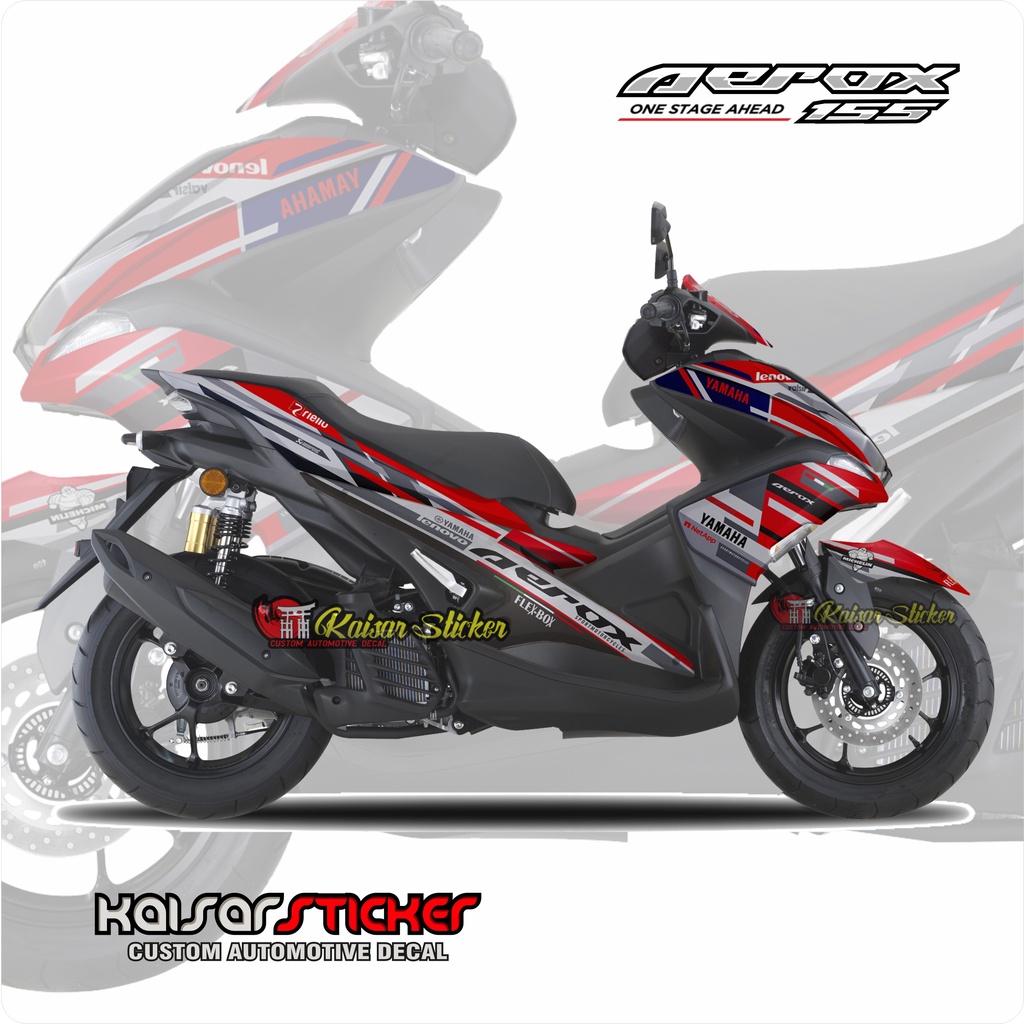 Decal Stiker Motor Aerox 155 Ducati