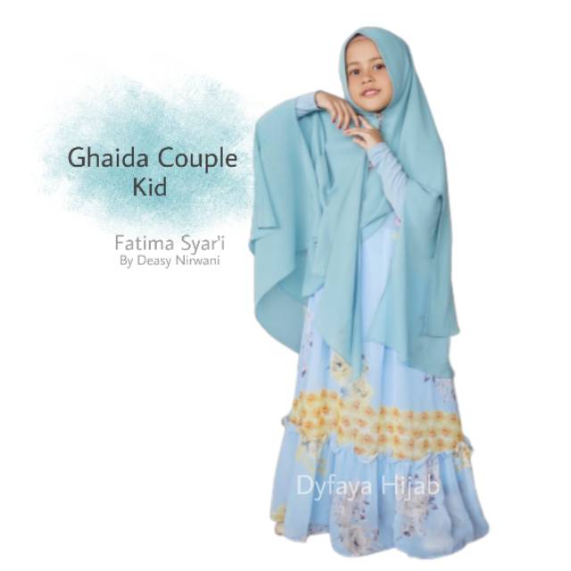 GAMIS ANAK "GHAIDA KID COUPLE " FATIMA SYAR'I By Deasy Nirwani