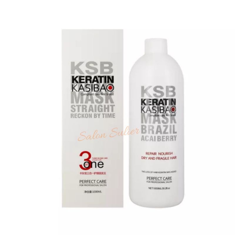 Smoothing OBAT PELURUSAN KERATIN KASIBA 1000ML Brazilian Vegan one step